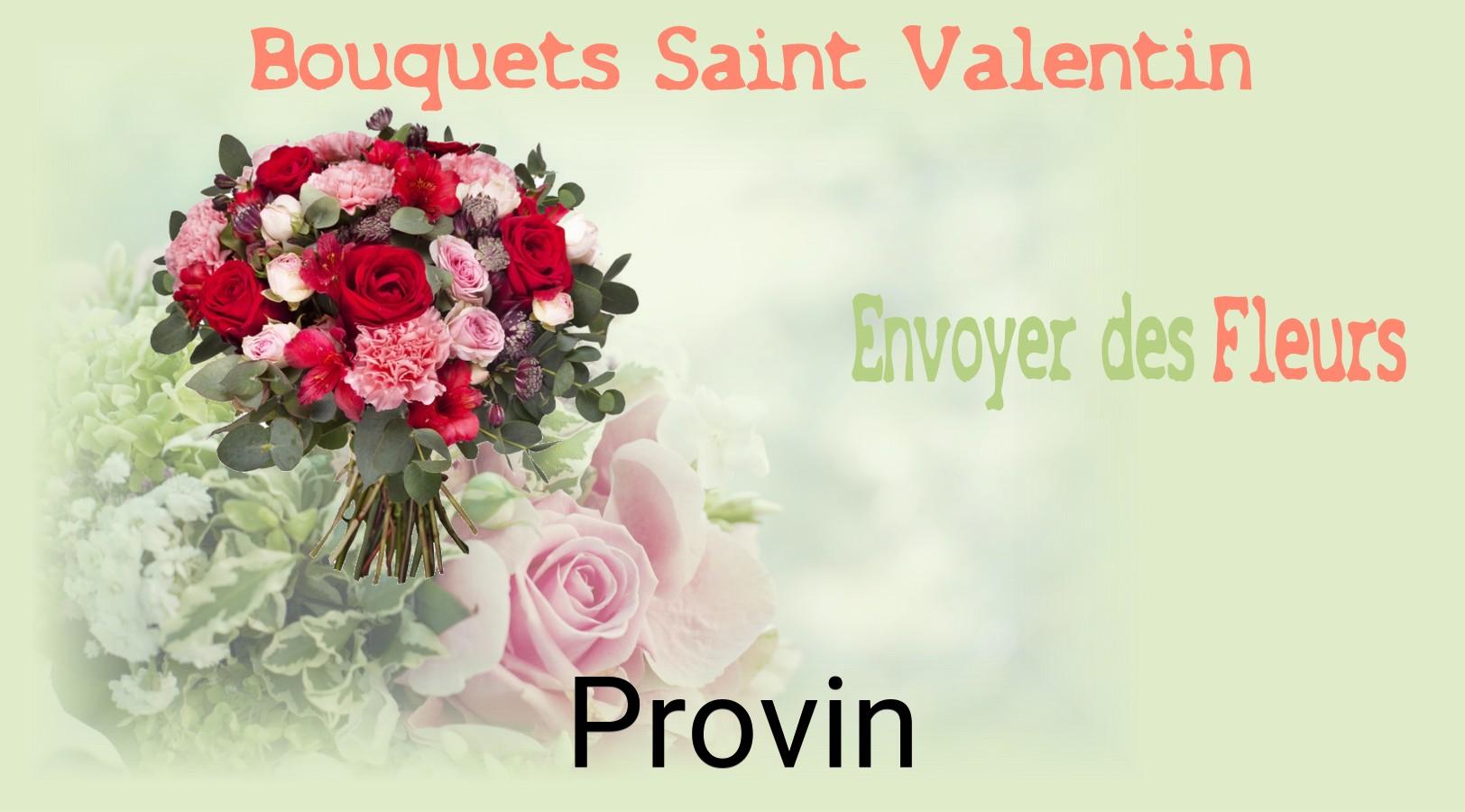 Roses de Saint-Valentin livrées à Provin